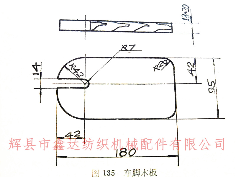 織布機地腳板尺寸